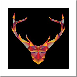 Stag Gradient Posters and Art